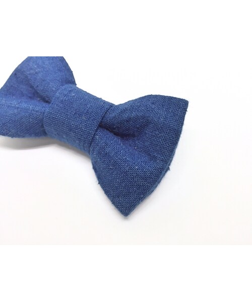Handmade（ハンドメイド）の「松阪木綿mini蝶ネクタイ《001》（蝶ネクタイ・メンズ・その他）」の2枚目の写真