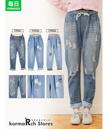 KORMARCH | 3TYPEヴィンテージバギージーンズ(デニムパンツ)