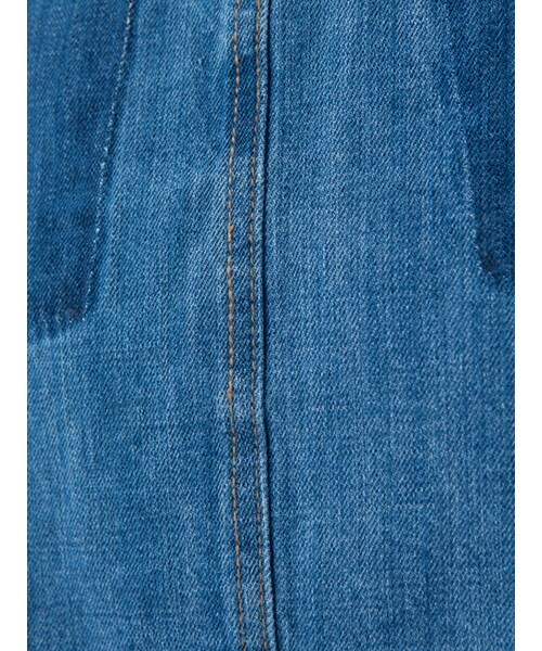 w closet（ダブルクローゼット）の「ヘムラインデニムラップスカート（スカート・レディース・ブルー/ネイビー・FREE）」の12枚目の写真