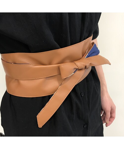 copine（コピン）の「無地×花柄リバーシブルサッシュベルト(4color）【クリックポスト対象商品】（ベルト・レディース・その他）」の11枚目の写真