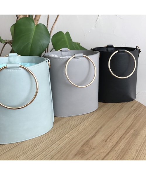 copine(コピン)の「3wayバケツ型BAG(3color)(ハンドバッグ・レディース・その他)」の2枚目の写真