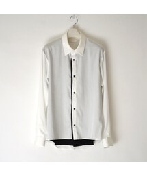 ETHOSENS | ETHOSENS [エトセンス] Tencel front layered shirt(シャツ/ブラウス)