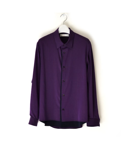 ETHOSENS（エトセンス）の「ETHOSENS [エトセンス] Tencel front layered shirt（シャツ/ブラウス・レディース・1 (S)）」の4枚目の写真