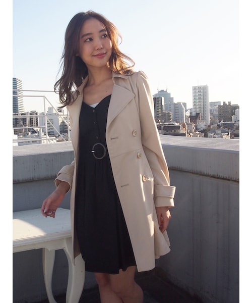 dazzlin（ダズリン）の「【sw】ベルト付タンクワンピース（ワンピース/ドレス・レディース・ブラック/ピンク/ベージュ・S/M）」の10枚目の写真