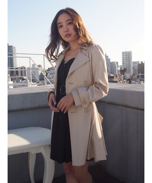 dazzlin（ダズリン）の「【sw】ベルト付タンクワンピース（ワンピース/ドレス・レディース・ブラック/ピンク/ベージュ・S/M）」の8枚目の写真