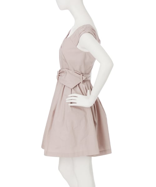 dazzlin（ダズリン）の「【sw】ベルト付タンクワンピース（ワンピース/ドレス・レディース・ブラック/ピンク/ベージュ・S/M）」の12枚目の写真