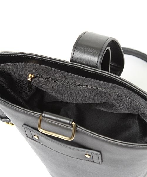 Andemiu（アンデミュウ）の「２ＷＡＹハンドルバケツＢＡＧ（バッグ・ブラック/オレンジ）」の13枚目の写真