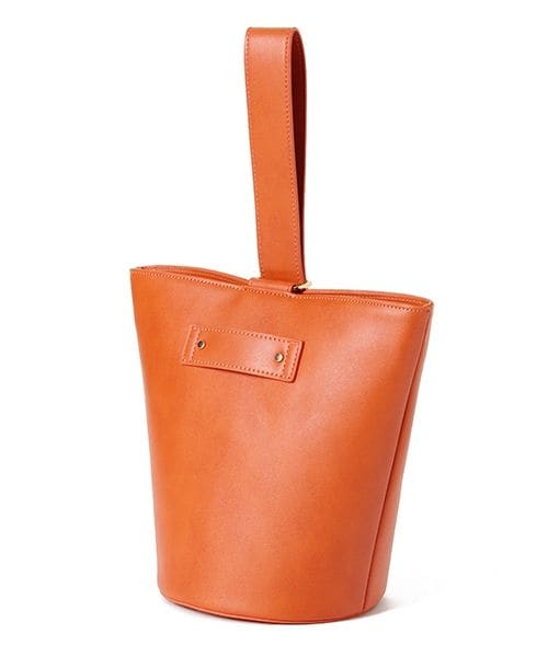 Andemiu（アンデミュウ）の「２ＷＡＹハンドルバケツＢＡＧ（バッグ・ブラック/オレンジ）」の2枚目の写真