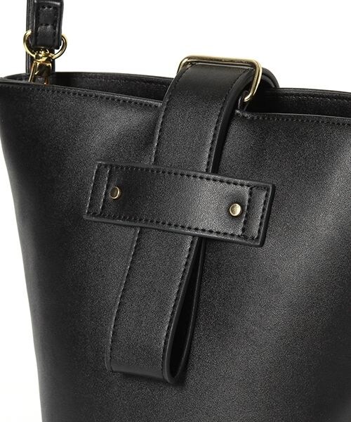 Andemiu（アンデミュウ）の「２ＷＡＹハンドルバケツＢＡＧ（バッグ・ブラック/オレンジ）」の11枚目の写真