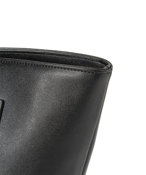 Andemiu（アンデミュウ）の「２ＷＡＹハンドルバケツＢＡＧ（バッグ・ブラック/オレンジ）」の7枚目の写真