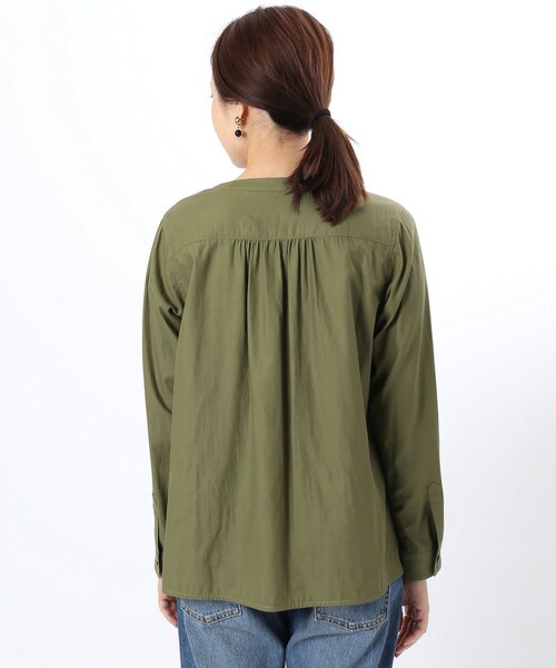 新品タグつき SLOBE IENA ミリタリーシャツ SLOBE IENA（スローブイエナ）の「《予約》100/-ミリタリーシャツ