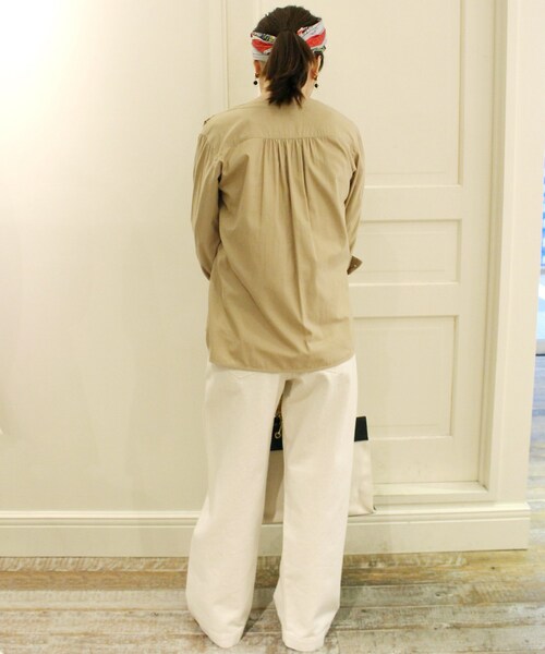 SLOBE IENA（スローブイエナ）の「《予約》100/-ミリタリーシャツ