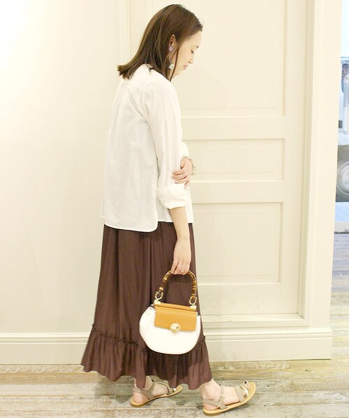 新品タグつき SLOBE IENA ミリタリーシャツ SLOBE IENA（スローブイエナ）の「《予約》100/-ミリタリーシャツ
