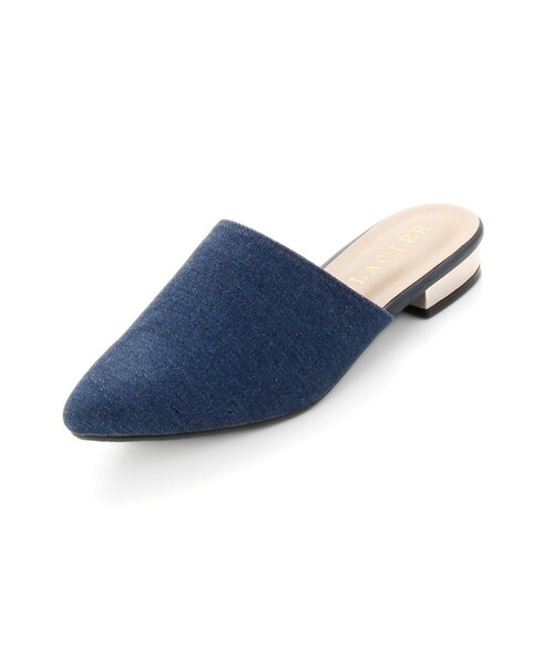 Honeys（ハニーズ）の「スリッパサンダル（サンダル・レディース・アイボリー/クロ/コン/サックス/シルバー・Ｍ/Ｌ/ＬＬ）」の3枚目の写真