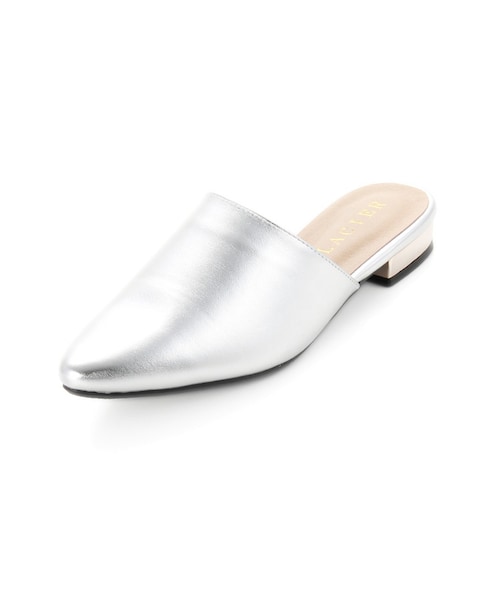 Honeys（ハニーズ）の「スリッパサンダル（サンダル・レディース・アイボリー/クロ/コン/サックス/シルバー・Ｍ/Ｌ/ＬＬ）」の5枚目の写真