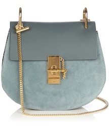 Chloe | CHLOÉ Drew small leather and suede cross-body bag(ショルダーバッグ)