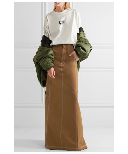 S) vetements carhartt ヴェトモン カーハート シャツ黒
