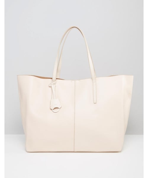 MANGO（マンゴ）の「Mango Faux Leather Shopper Bag（トートバッグ）」 WEAR