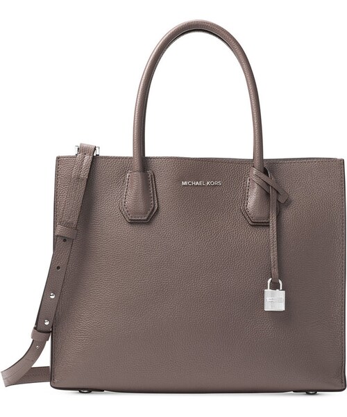 MICHAEL KORS（マイケルコース）の「MICHAEL Michael Kors Studio Mercer Large Convertible Tote（ショルダーバッグ・レディース・Red/Gray・One Size）」の2枚目の写真