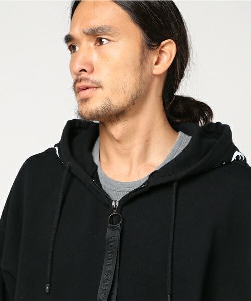 ★ Marcelo Burlon County of Milan  バンダナパーカー ★ Marcelo Burlon County of Milan Black LA Dodgers Edition