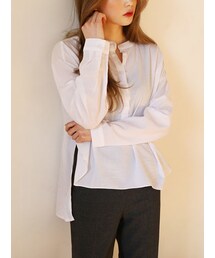 SeoulLife | [DLM] CHINA NECK UNBAL SHIRTS(シャツ/ブラウス)