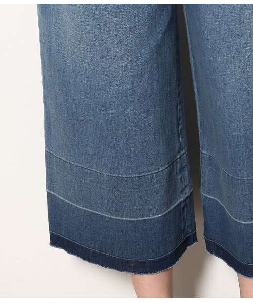 ROPE' PICNIC（ロペピクニック）の「ワイドクロップドデニム（パンツ・ネイビー/ブルー/サックス・36/38）」の10枚目の写真