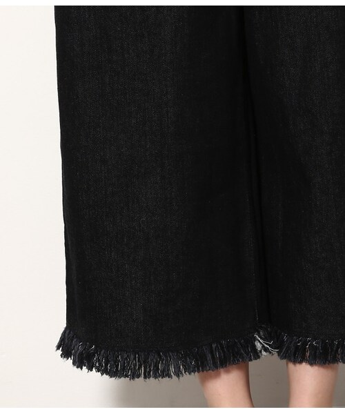 ROPE' PICNIC（ロペピクニック）の「ワイドクロップドデニム（パンツ・ネイビー/ブルー/サックス・36/38）」の12枚目の写真