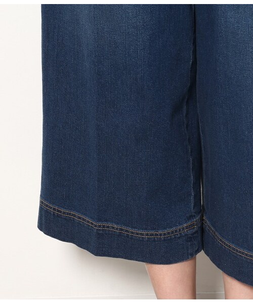 ROPE' PICNIC（ロペピクニック）の「ワイドクロップドデニム（パンツ・ネイビー/ブルー/サックス・36/38）」の13枚目の写真