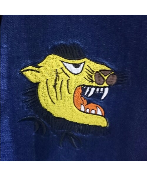 STORES.jp(ストアーズドットジェーピー)の「ストレッチデニム刺繍ドリズラ ブルゾン (ユニセックス)(ブルゾン・メンズ・その他)」の6枚目の写真
