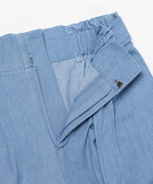 archives（アルシーヴ）の「裾フレアフリンジデニムパンツ（デニムパンツ・レディース・ブルー/ネイビー・MEDIUM）」の10枚目の写真