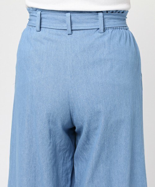 archives（アルシーヴ）の「裾フレアフリンジデニムパンツ（デニムパンツ・レディース・ブルー/ネイビー・MEDIUM）」の7枚目の写真