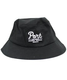 PORT LONGBEACH | PORT LONG BEACH (ポート ロングビーチ) バケットハット / Tourista Bucket Hat - Black(ハット)