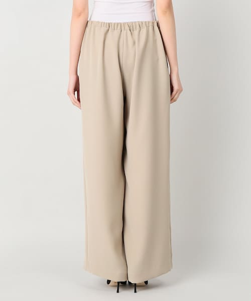 LAppartement アパルトモン トップス 36 ベージュ レディース L'Appartement（アパルトモン）の「Tuck Wide Pants◇（）」 - WEAR