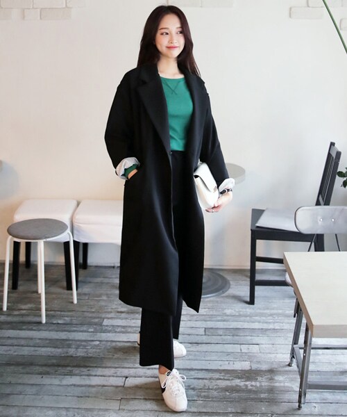 DHOLIC（ディーホリック）の「フライフロントロングテーラージャケット（テーラードジャケット・レディース・FREE）」の2枚目の写真