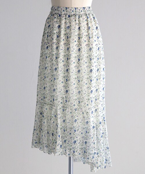 DHOLIC(ディーホリック)の「4TYPEパターンアンバランスシフォンスカート(スカート・レディース・FREE)」の2枚目の写真