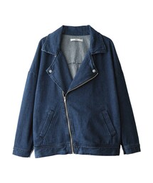 GRL | オーバーサイズデニムライダースジャケット(デニムジャケット)