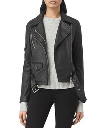 ALLSAINTS | ALLSAINTS Harland Leather Biker Jacket(ライダースジャケット)