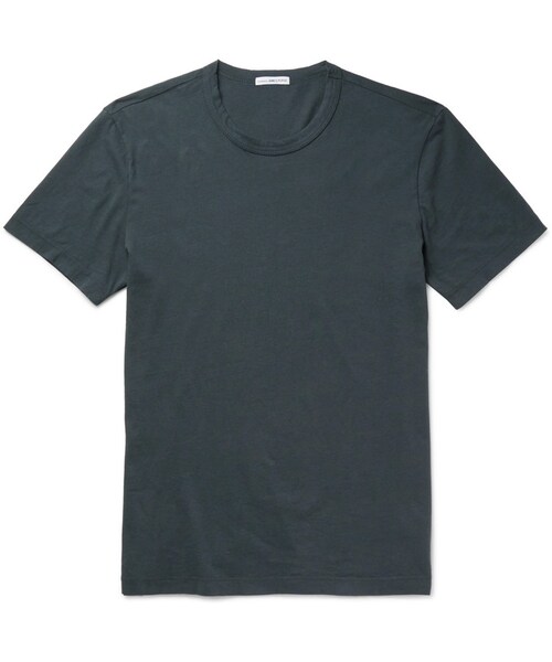 JAMES PERSE（ジェームスパース）の「James Perse Combed Cotton-Jersey T-Shirt（Tシャツ/カットソー・メンズ・Black/Red/Gray/Green/Blue/White・1/2/3/4/5）」の4枚目の写真