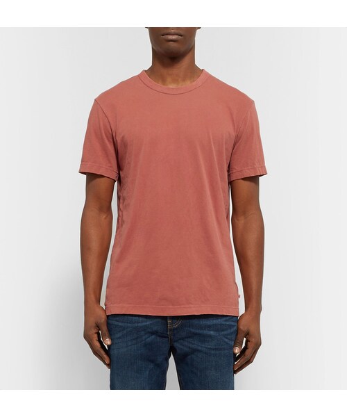 JAMES PERSE（ジェームスパース）の「James Perse Combed Cotton-Jersey T-Shirt（Tシャツ/カットソー・メンズ・Black/Red/Gray/Green/Blue/White・1/2/3/4/5）」の8枚目の写真