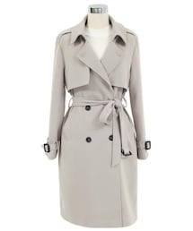 Dailyabout | クラシックフラップディテールダブルブレストトレンチコート(P0000WTN)(トレンチコート)