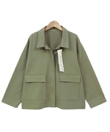 Dailyabout | シンプルジップアップフラップポケットルーズフィットモッズコート(P0000WTR)(モッズコート)