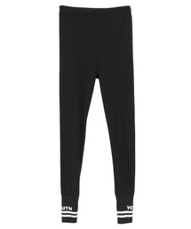 Dailyabout | レタリングプリント配色ヘムレギンス(P0000WUT)(レギンス/スパッツ)