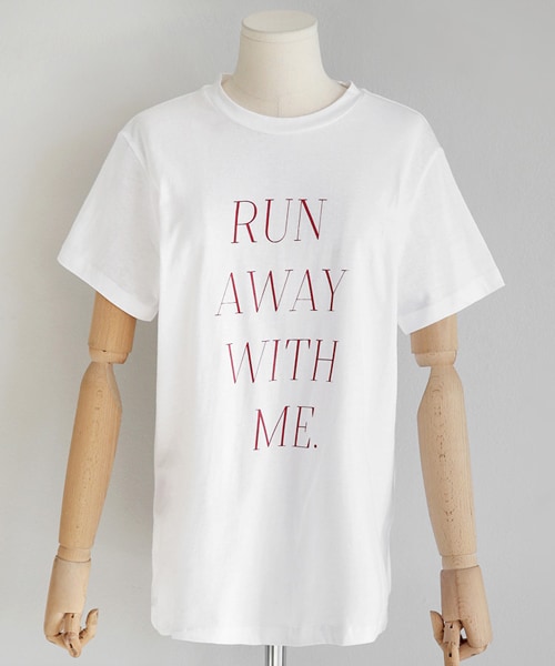 DHOLIC（ディーホリック）の「フロントレタリングショートスリーブTシャツ（Tシャツ/カットソー・レディース・FREE）」の2枚目の写真