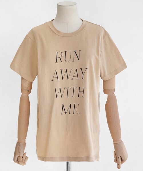 DHOLIC（ディーホリック）の「フロントレタリングショートスリーブTシャツ（Tシャツ/カットソー・レディース・FREE）」の3枚目の写真