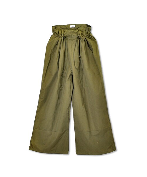 flower（フラワー）の「dry millitary pants～ﾄﾞﾗｲﾐﾘﾀﾘｰﾊﾟﾝﾂ（その他パンツ・レディース・navy/khaki・FREE）」の2枚目の写真