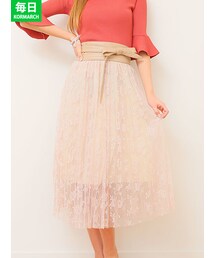 KORMARCH | シースルーレーススカート(スカート)