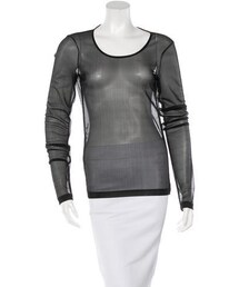 Maison Margiela | Maison Martin Margiela Long Sleeve Mesh Top(トップス)