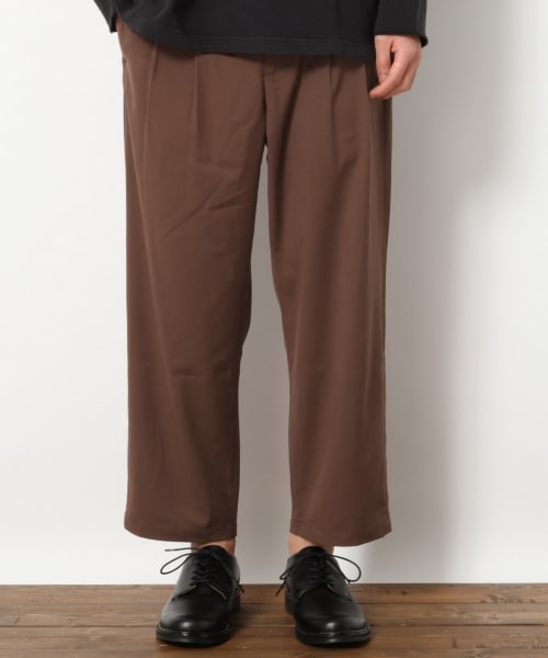 RAGEBLUE（レイジブルー）の「TWワイドアンクルパンツ（パンツ・ブラック/グレー/ブラウン）」の3枚目の写真