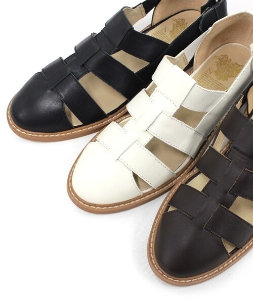 RNA-N（アールエヌエーエヌ）の「レザーサンダル（シューズ・レディース・ブラック/ホワイト/ブラウン・S/M）」の9枚目の写真