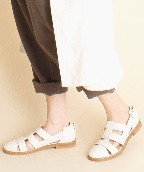 RNA-N（アールエヌエーエヌ）の「レザーサンダル（シューズ・レディース・ブラック/ホワイト/ブラウン・S/M）」の12枚目の写真